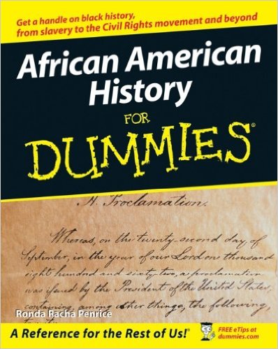 Book Cover Image of African American History For Dummies by Ronda Racha Penrice