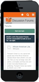 Our African-American Literature Discussion Forum is Now Mobile!