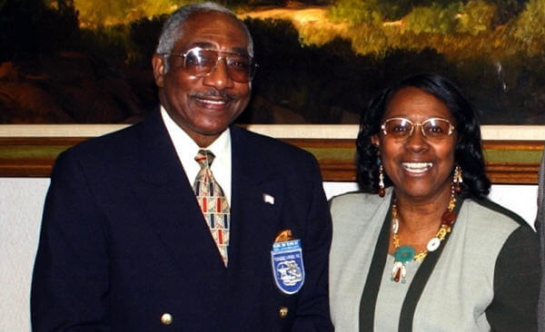 Author, Colonel Richard Toliver and his wife, Peggy