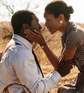 IDRIS ELBA and NAOMIE HARRIS star in MANDELA: LONG WALK TO FREEDOM Photo: KEITH BERNSTEIN   2013 The Weinstein Company