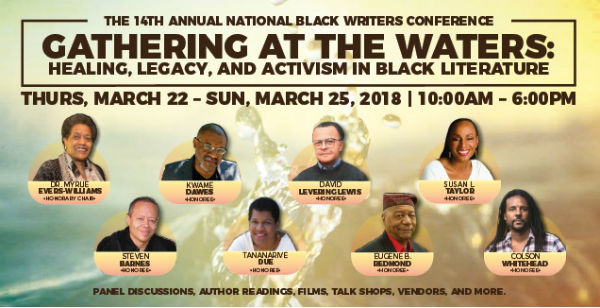 Honorees: Steven Barnes, Kwame Dawes, Tananarive Due, David Levering Lewis, Eugene B. Redmond, Susan L. Taylor, and Colson Whitehead