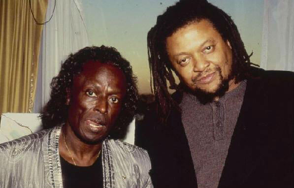 Miles Davis and Quincy Troupe photo
