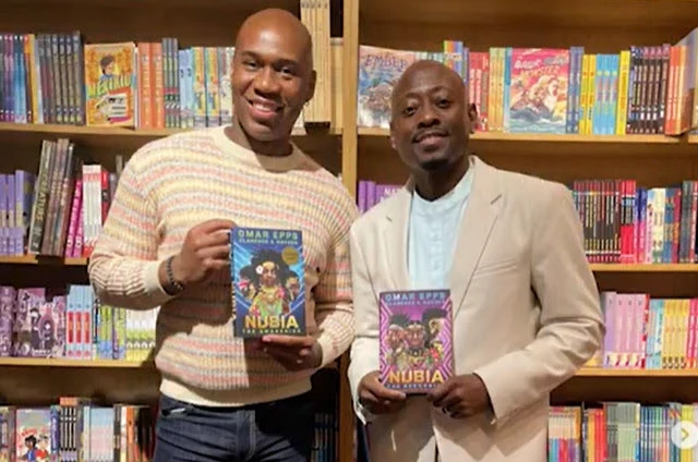 Omar Epps and Clarence A. Haynes Author Photo