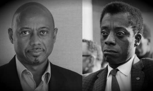 James Baldwin and Raoul Peck photo