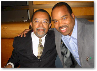 Henry Louis Gates and Troy Johnson