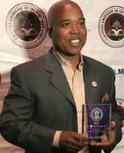 Troy D. Johnson winning award