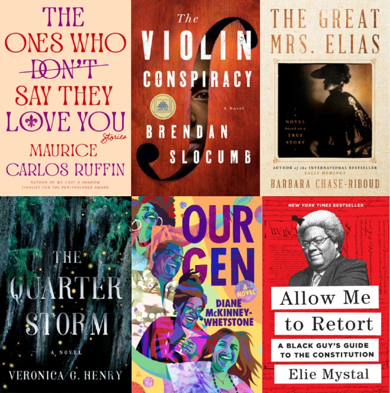 image of the book covers for the Jan to June reading list