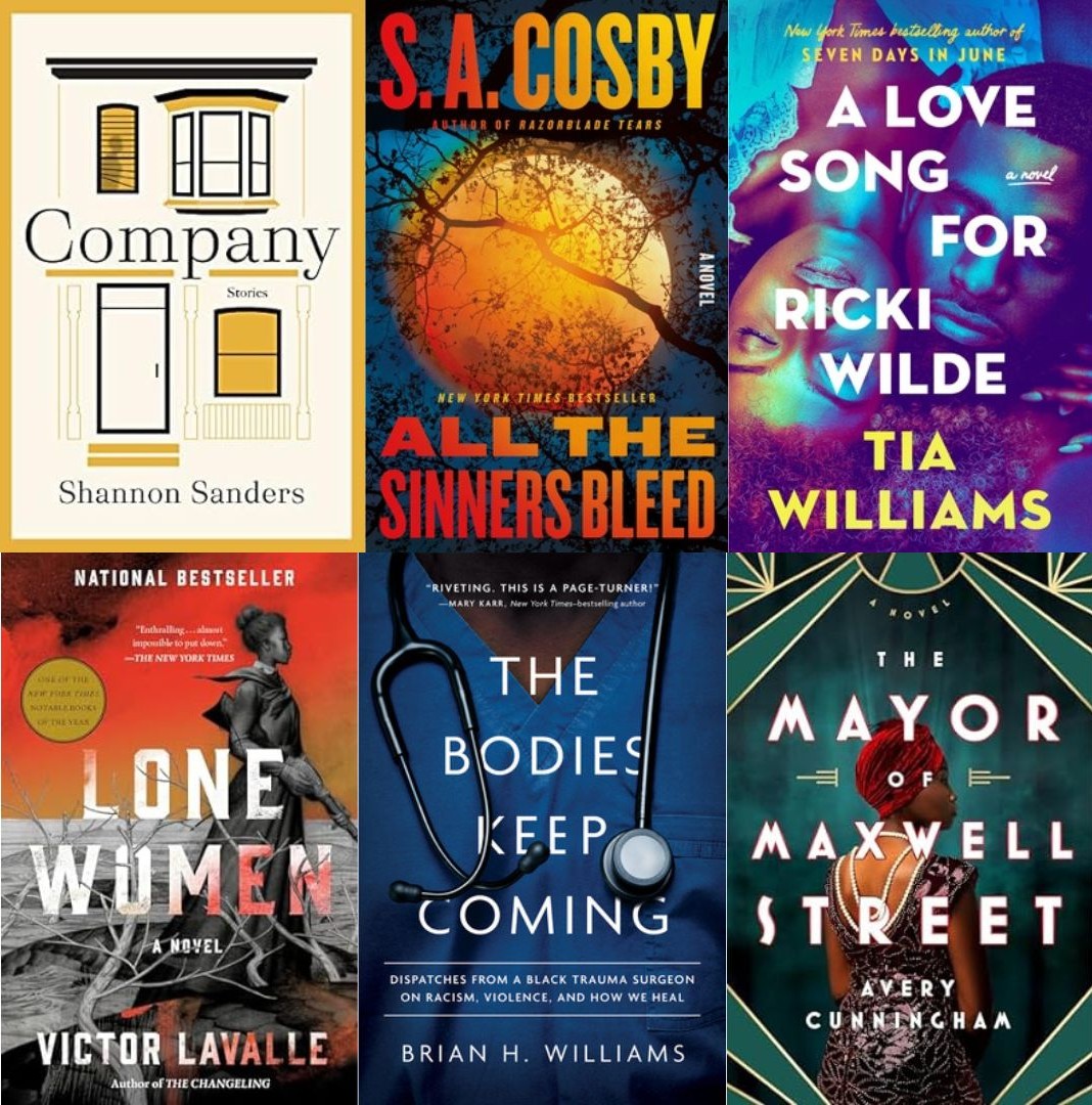 image of the book covers for the July to December 2024 reading list