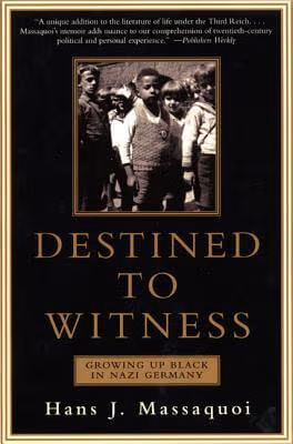 Cover: Destined to Witness: Growing Up Black in Nazi Germany