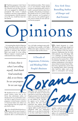 Book Cover Image: Opinions by Roxane Gay