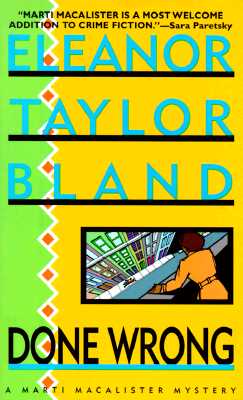 Book Cover Done Wrong (Marti MacAlister Mysteries) by Eleanor Taylor Bland