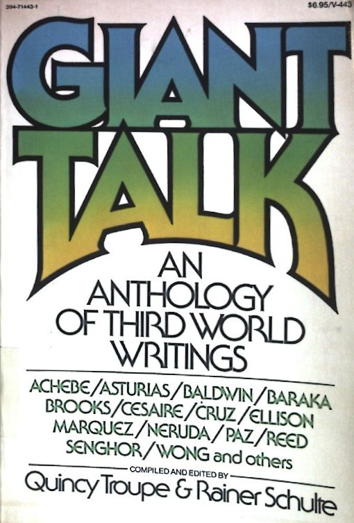 Book Cover Giant talk: An anthology of Third World writings by Quincy Troupe