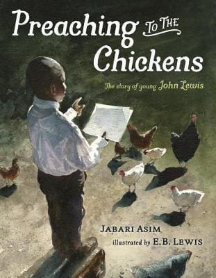 Book Cover Preaching to the Chickens by Jabari Asim