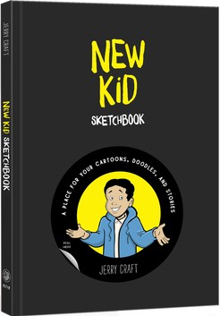 Book Cover Image of New Kid Sketchbook: A Place for Your Cartoons, Doodles, and Stories by Jerry Craft