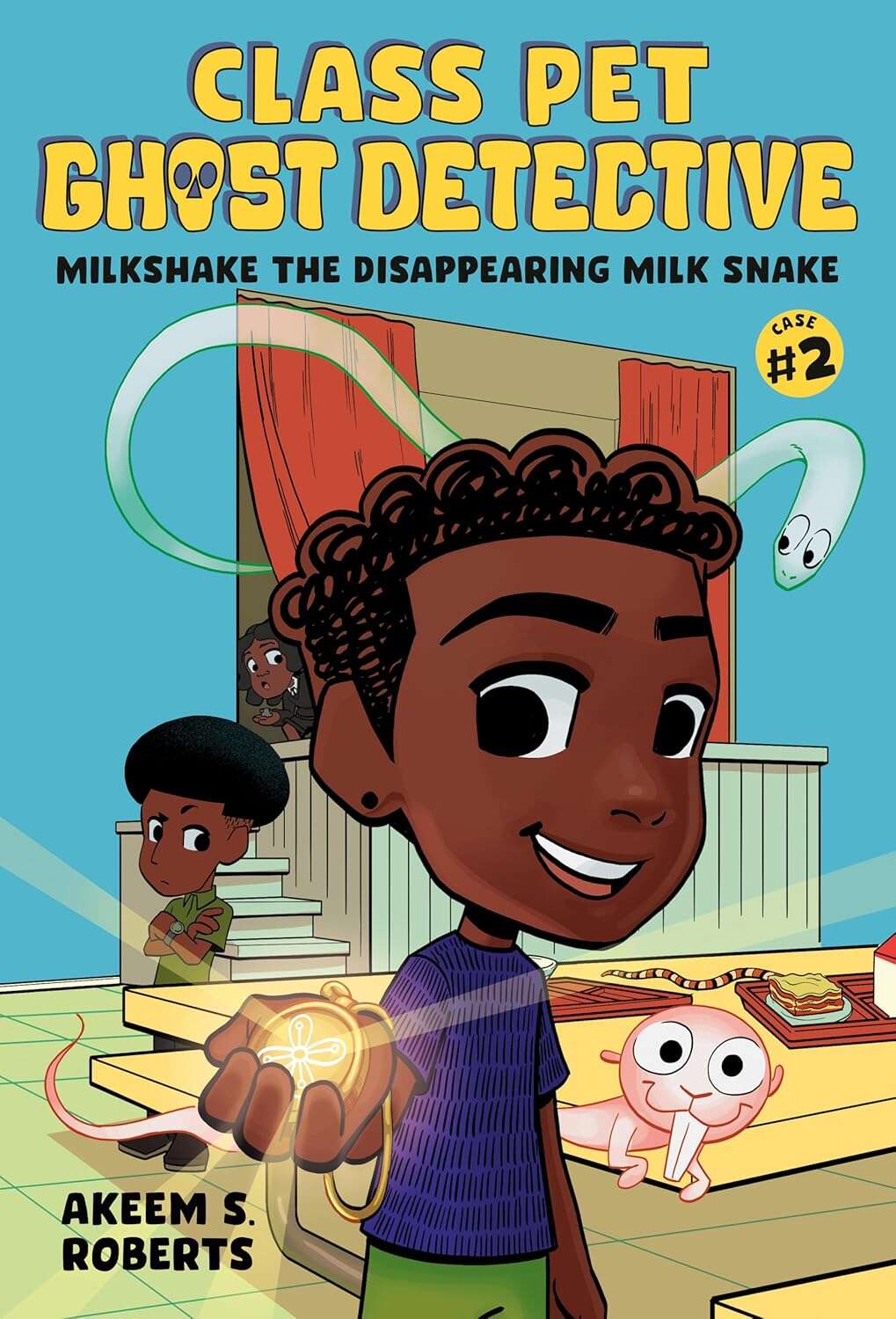 Milkshake the Disappearing Milk Snake: A Graphic Novel (Class Pet Ghost Detective)