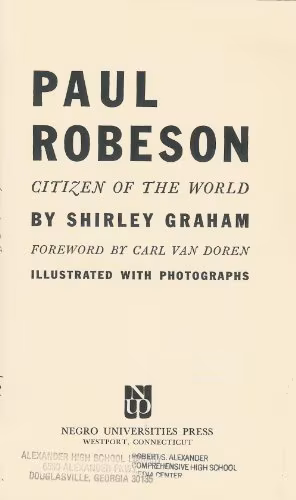 Paul Robeson, Citizen of the World,