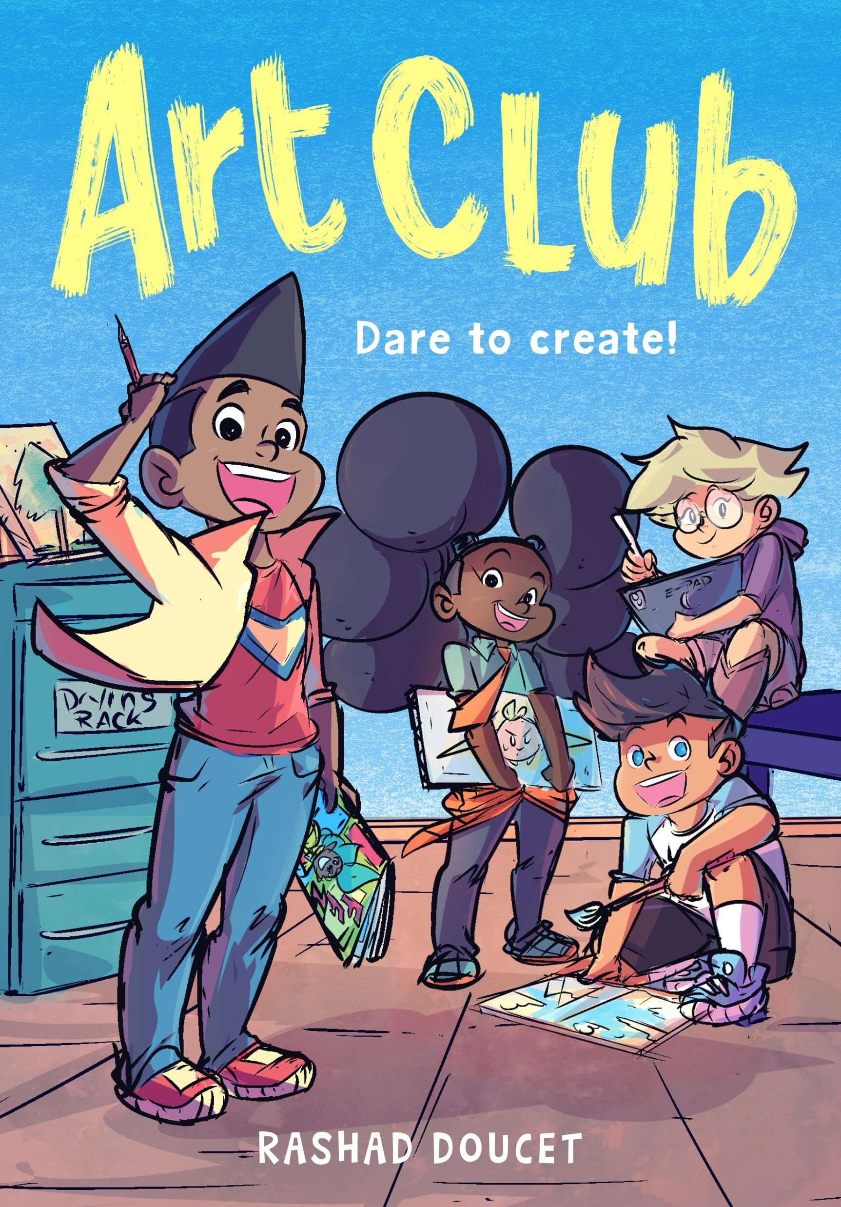 Book Cover Art Club (a Graphic Novel) by Rashad Doucet