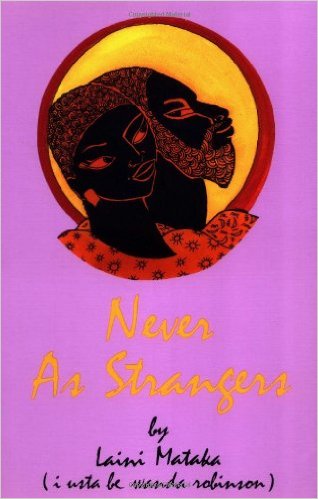 Book Cover Never As Strangers by Laini Mataka