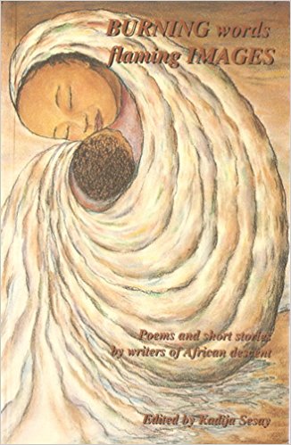 Book Cover Burning Words, Flaming Images: Poems and Short Stories by Writers of African Descent v. 1 by Kadija Sesay