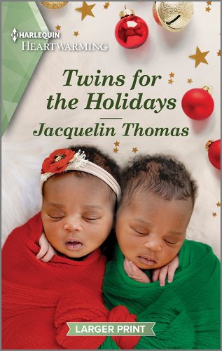 Book Cover Image: Twins for the Holidays: A Clean and Uplifting Romance by Jacquelin Thomas