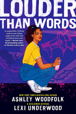 Book Cover Image: Louder Than Words by Ashley Woodfolk