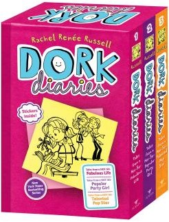 Book Cover Dork Diaries Boxed Set (Books 1-3): Dork Diaries; Dork Diaries 2; Dork Diaries 3 (Boxed Set) by Rachel Renee Russell
