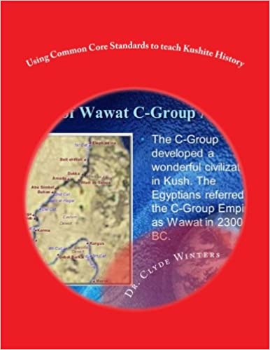 Book Cover Using Common Core Standards to teach Kushite History by Clyde Winters