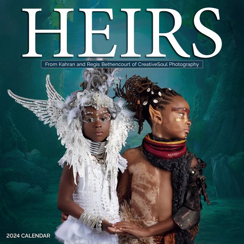 Click for more detail about Heirs Wall Calendar 2024: Connecting a Vibrant Past to a Brilliant Future by Kahran and Regis Bethencourt