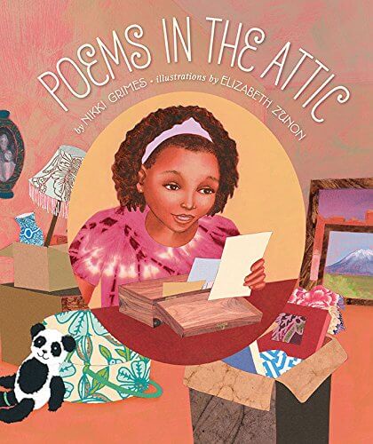Book Cover Poems in the Attic by Nikki Grimes