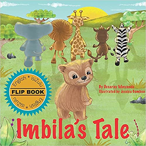 Click for a larger image of Imbila’s Tale: An English/Zulu Flipbook for Children