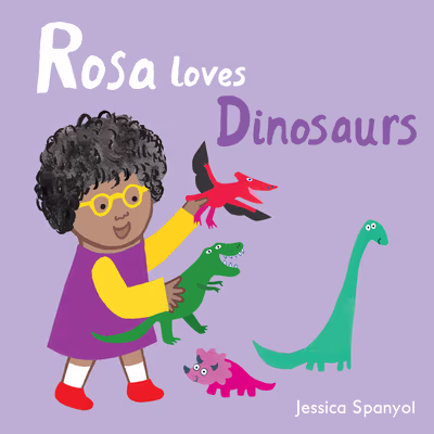Cover: Rosa Loves Dinosaurs