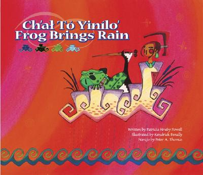 Book Cover Image of Frog Brings Rain by Patricia Hruby Powell