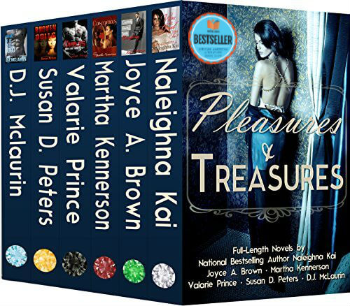 Book Cover Pleasures & Treasures by Naleighna Kai