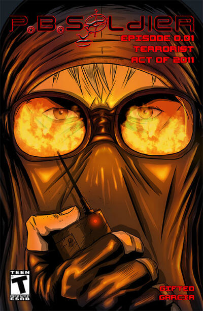 Book Cover P.B. Solder Episode 0.01 “Terrorist ACT of 2011” by Naseed Gifted