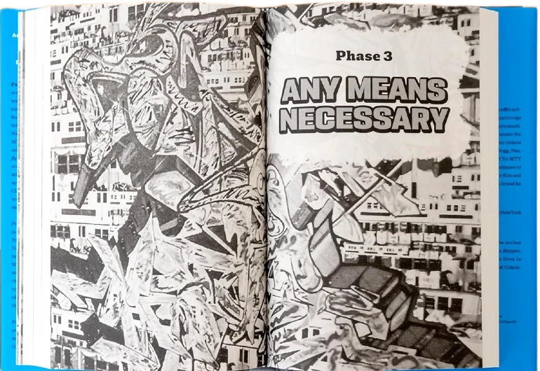 photo of spread spread from Fab Five Freddy’s book Everybody’s Fly