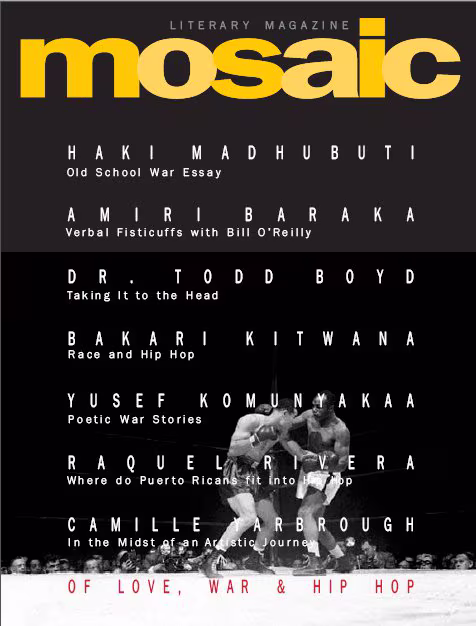 Cover: Mosaic Literary Magazine Issue #14