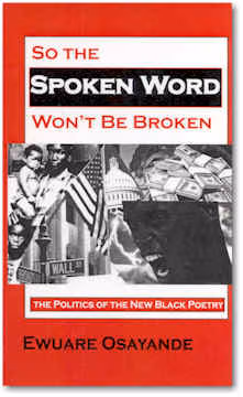 Cover art for So The Spoken Word Will Not Be Broken: The Politics of the New Black Poetry