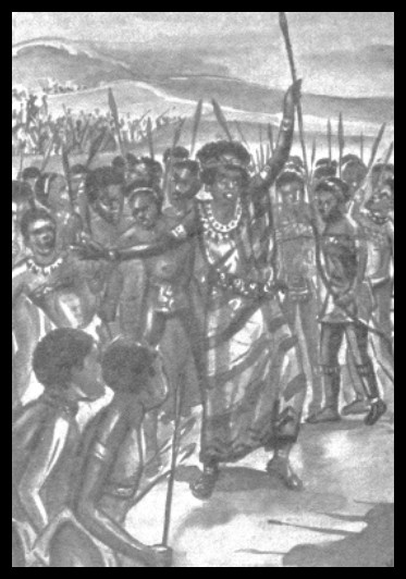 drawing of Ginga Meets the Enemy