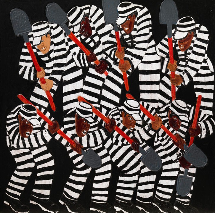 Image of artwork Shovels, 2009, by Winfred Rembert