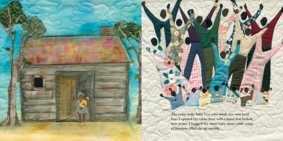 Sample pages from A Flag for Juneteenth by Kim Taylor
