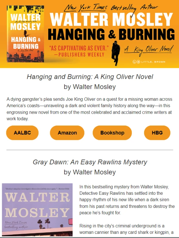 Cover Thumbnail for Walter Mosley: Two Detectives, Two Gripping Mysteries
