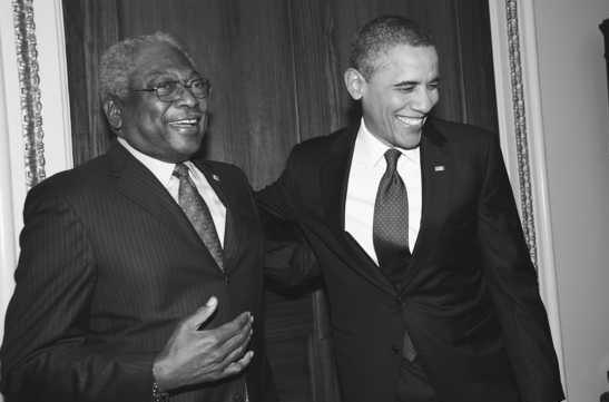 James Clyburn with Obama