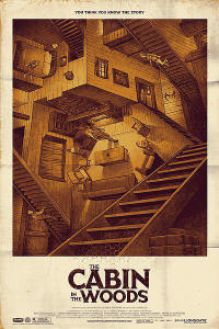 Cabin in the woods movie poster
