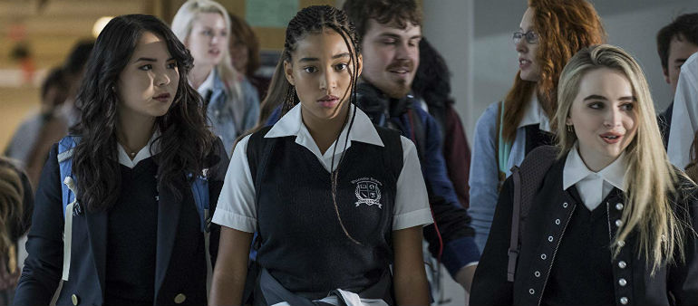 Scene from the film The Hate You Give