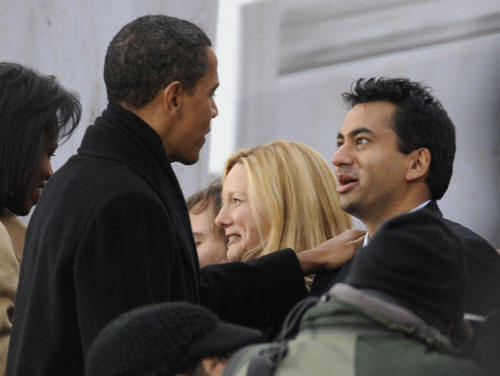 Kal Penn with Obama