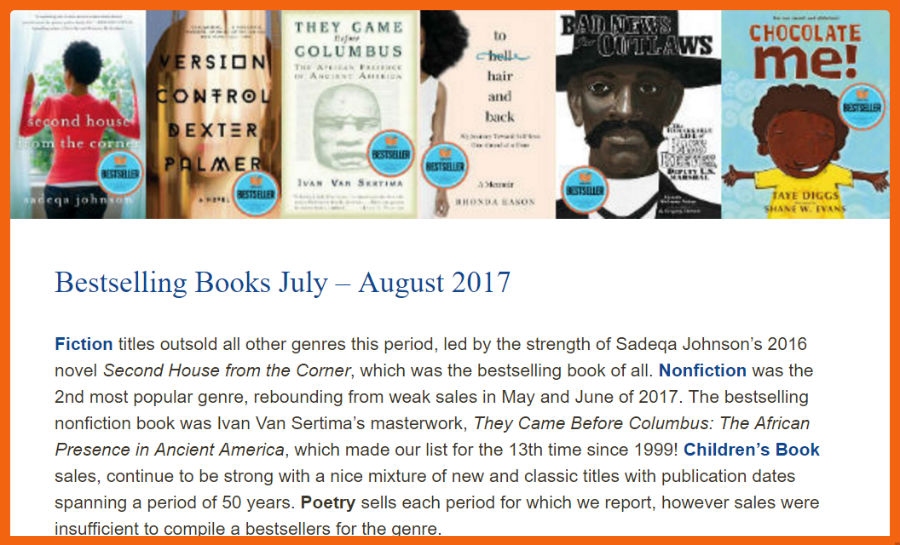 September 27th AALBC.com eNewsletter for great books