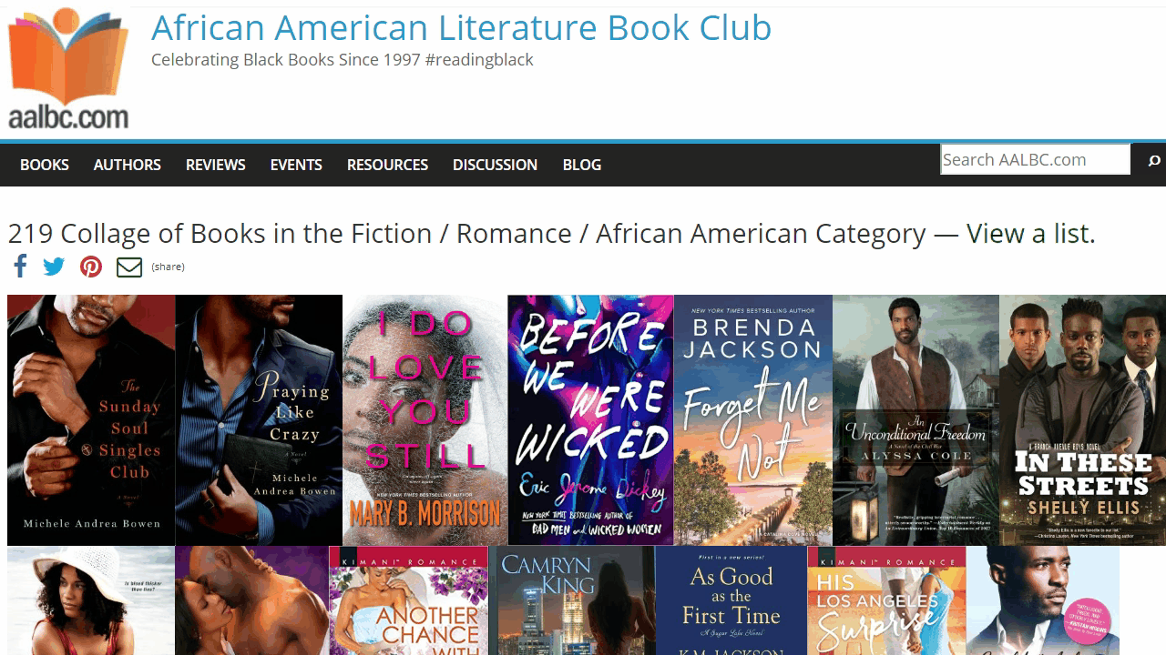 African American Romance Novels 