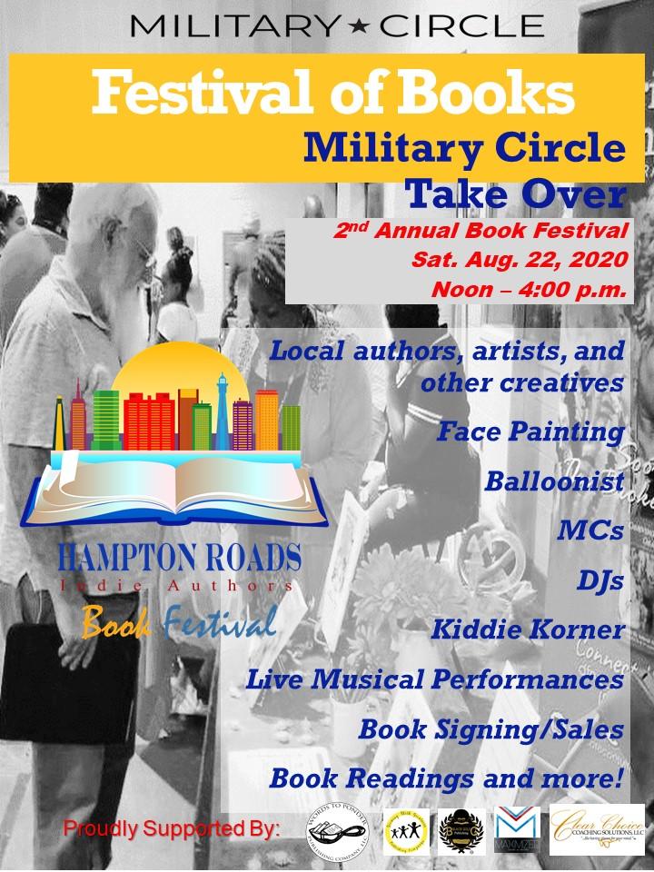 Hampton Roads Indie Author Festival of Books Book Festival 2020 Post
