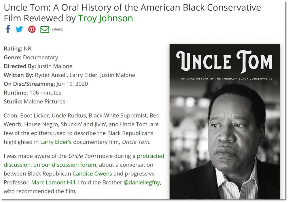 Uncle Tom Documentary