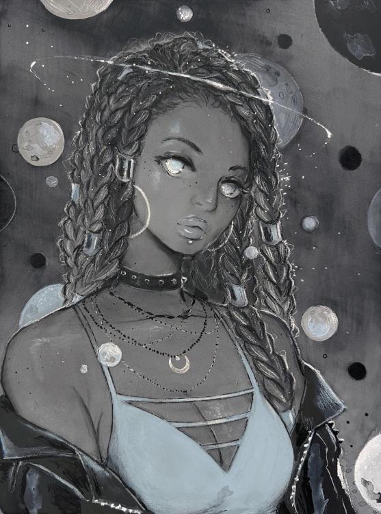 the moon phases monochromatic by gdbee.jpg